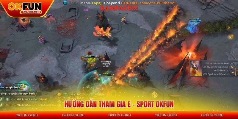 Hướng dẫn tham gia E - Sport OKFUN